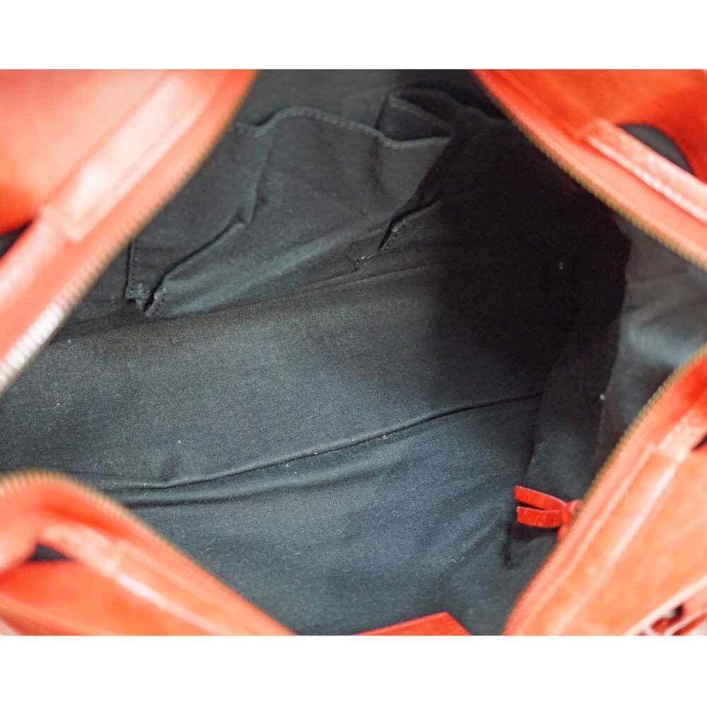 BALENCIAGA The Town Bag Handbag Shoulder Leather Red - Picture 7 of 9